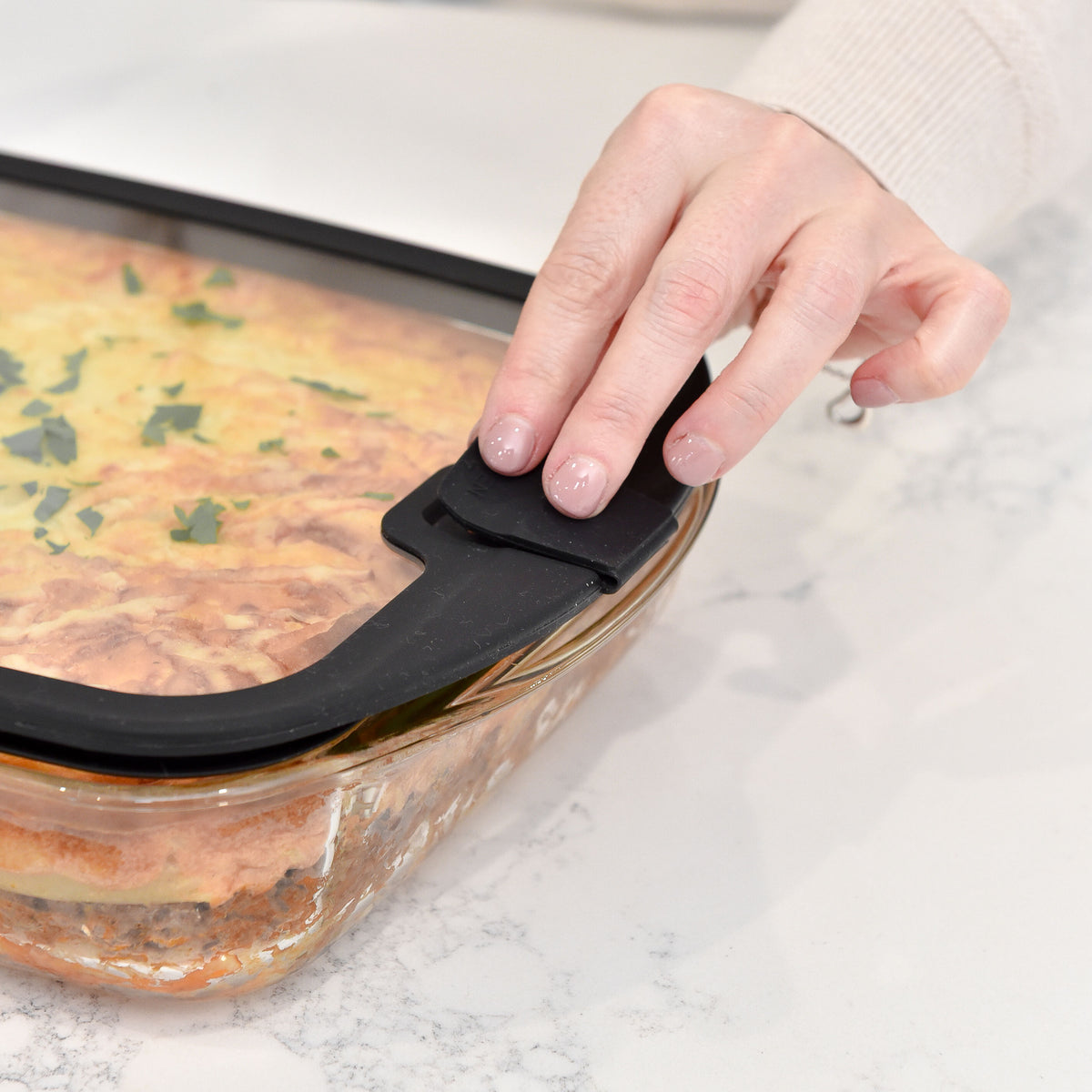 Glass Baking Dish - 3 Set - Black