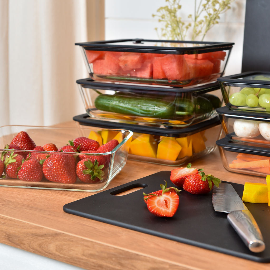 Meal Prep / Chopping Board Bundle - Black - Small