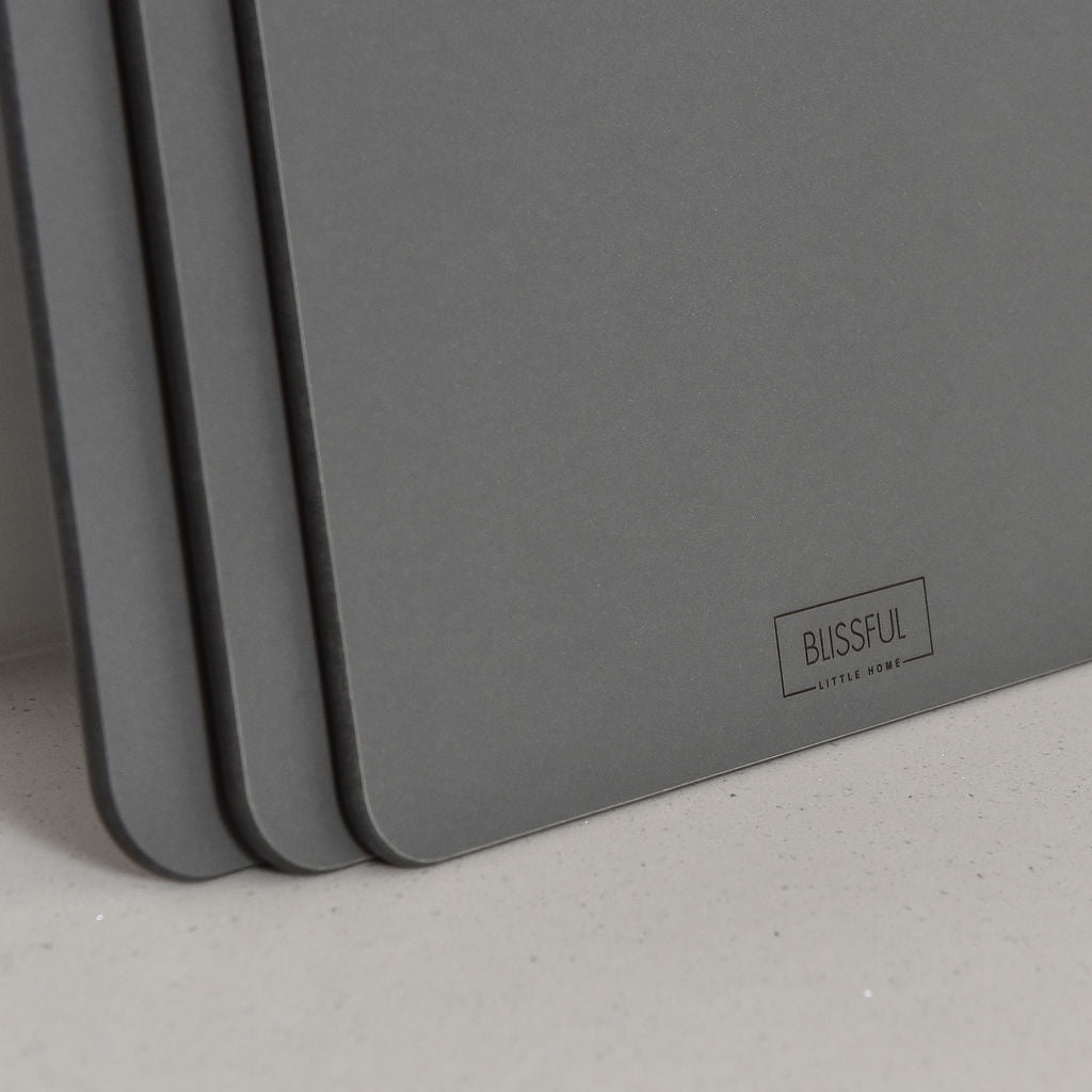 Wood Fibre Chopping Board - Medium Grey