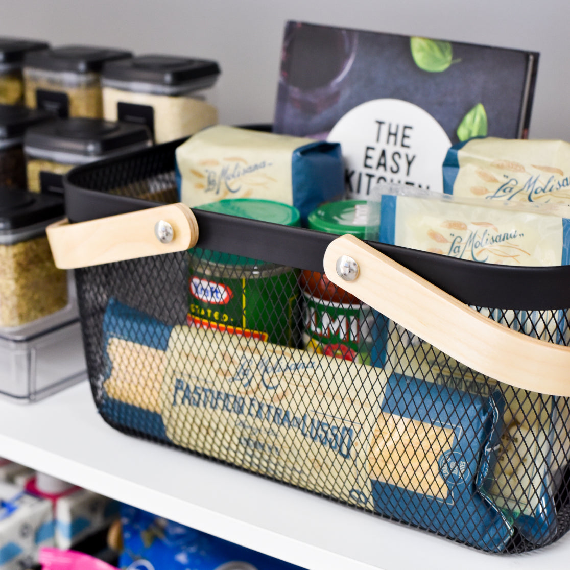 Blissfully Black Pantry Organisation Set