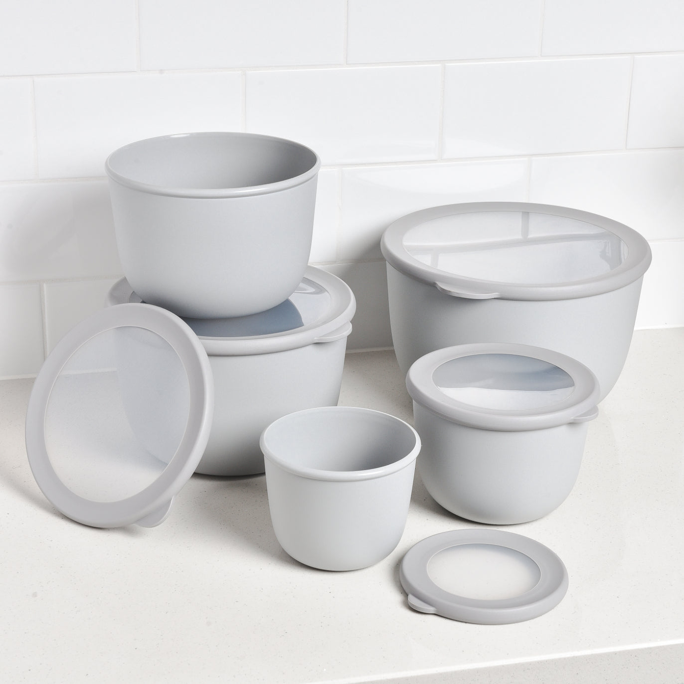 Food Storage Containers 5 Set - Round