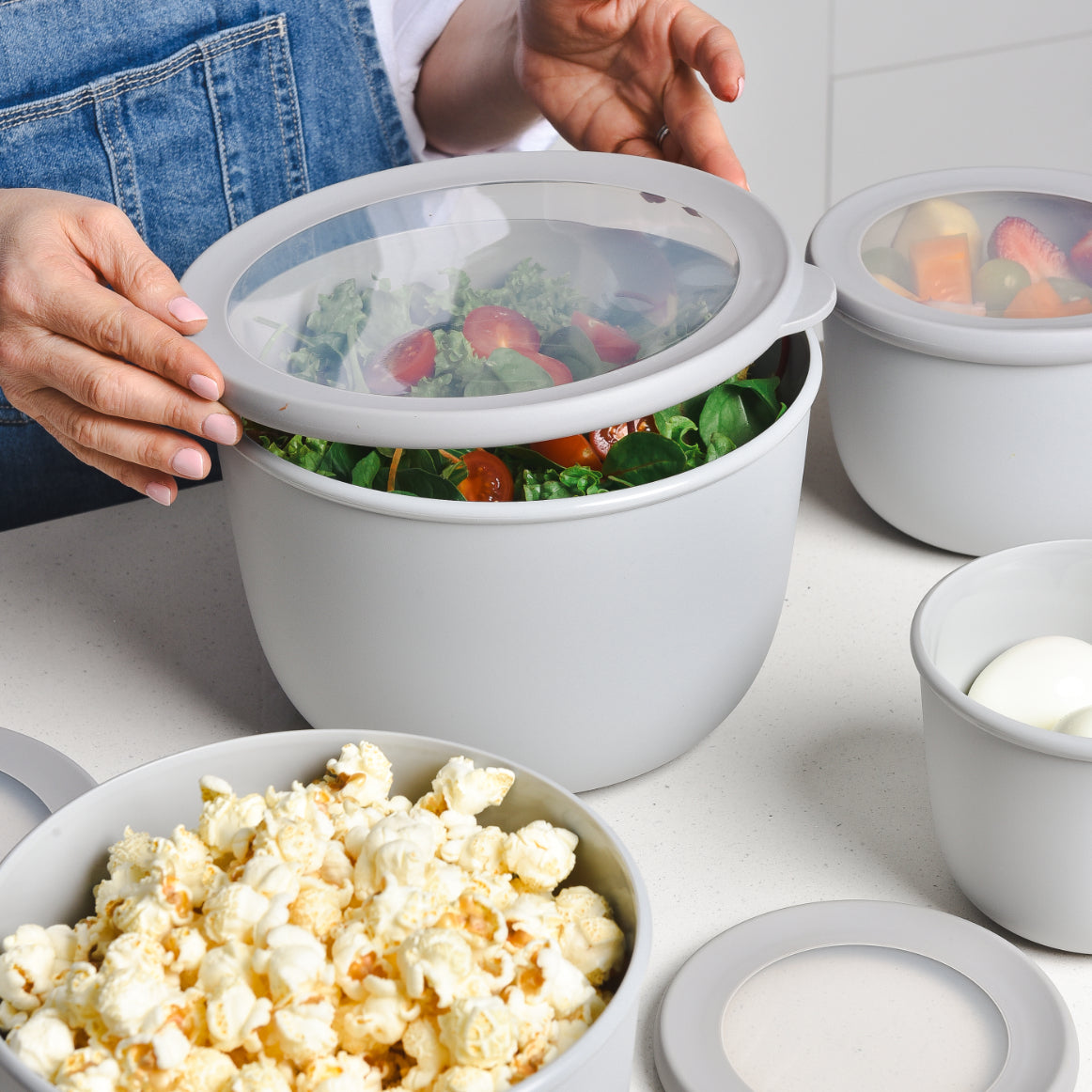 Food Storage Containers 5 Set - Round