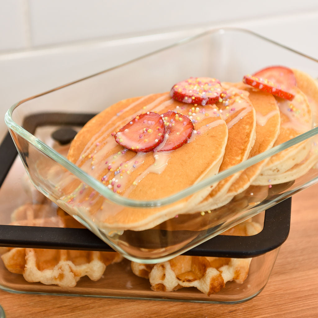 Glass Food Storage Container 700ml - 6 Set