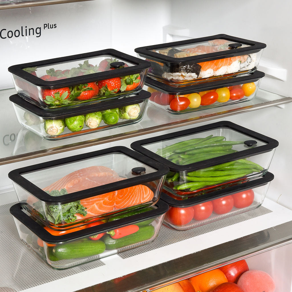 Meal Prep Glass Food Container - 8 Set
