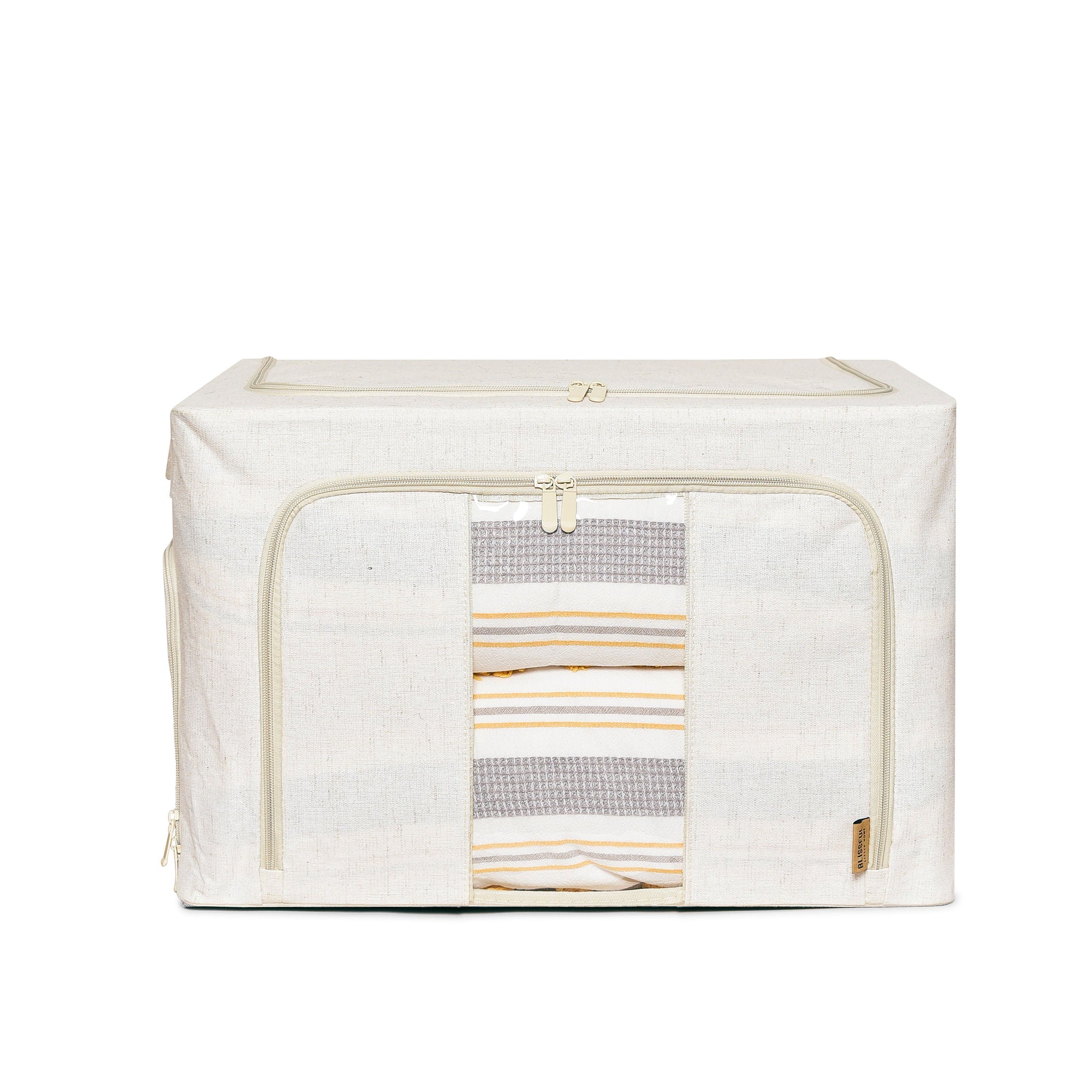 FoldAway Linen Storage Box - Beige