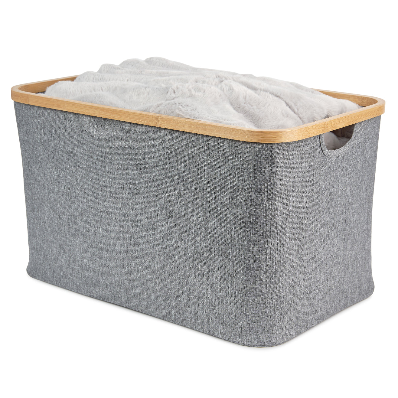 Linen Storage Basket - 8 Set Dark Grey
