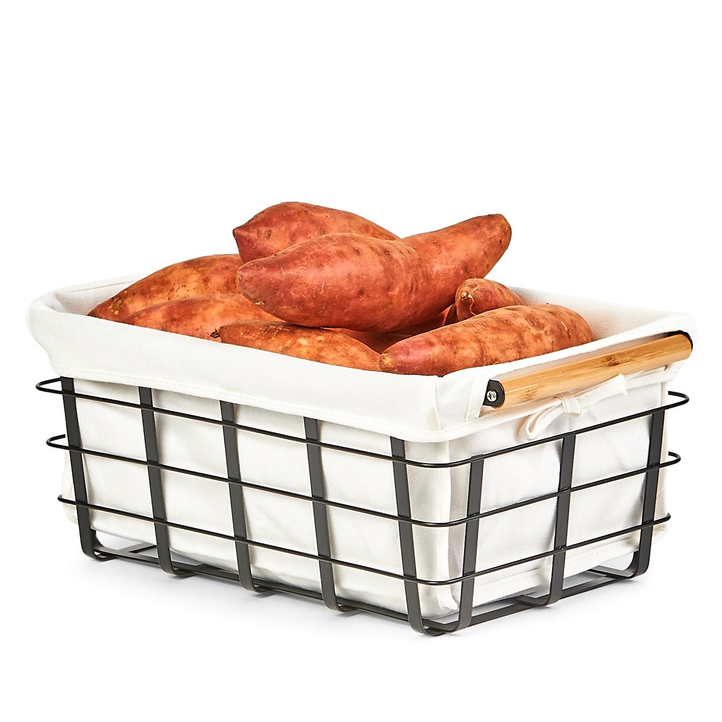 Cotton Liner For Metal Storage Basket