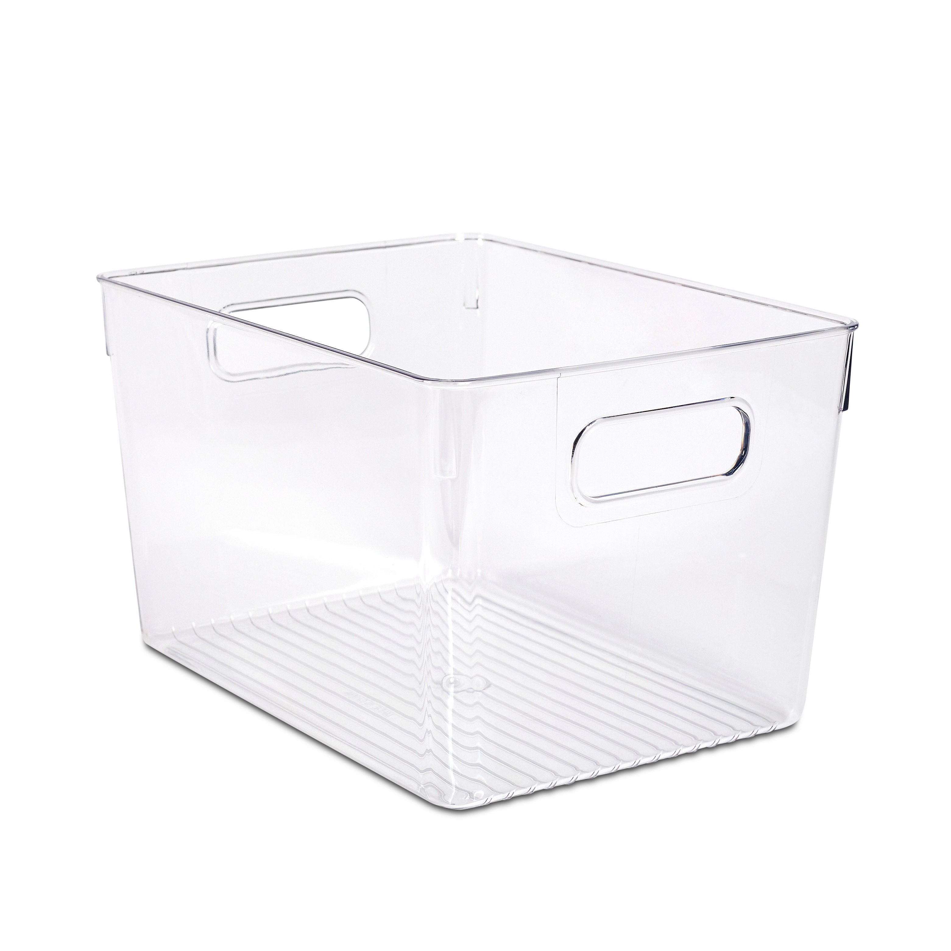 clear storage bin