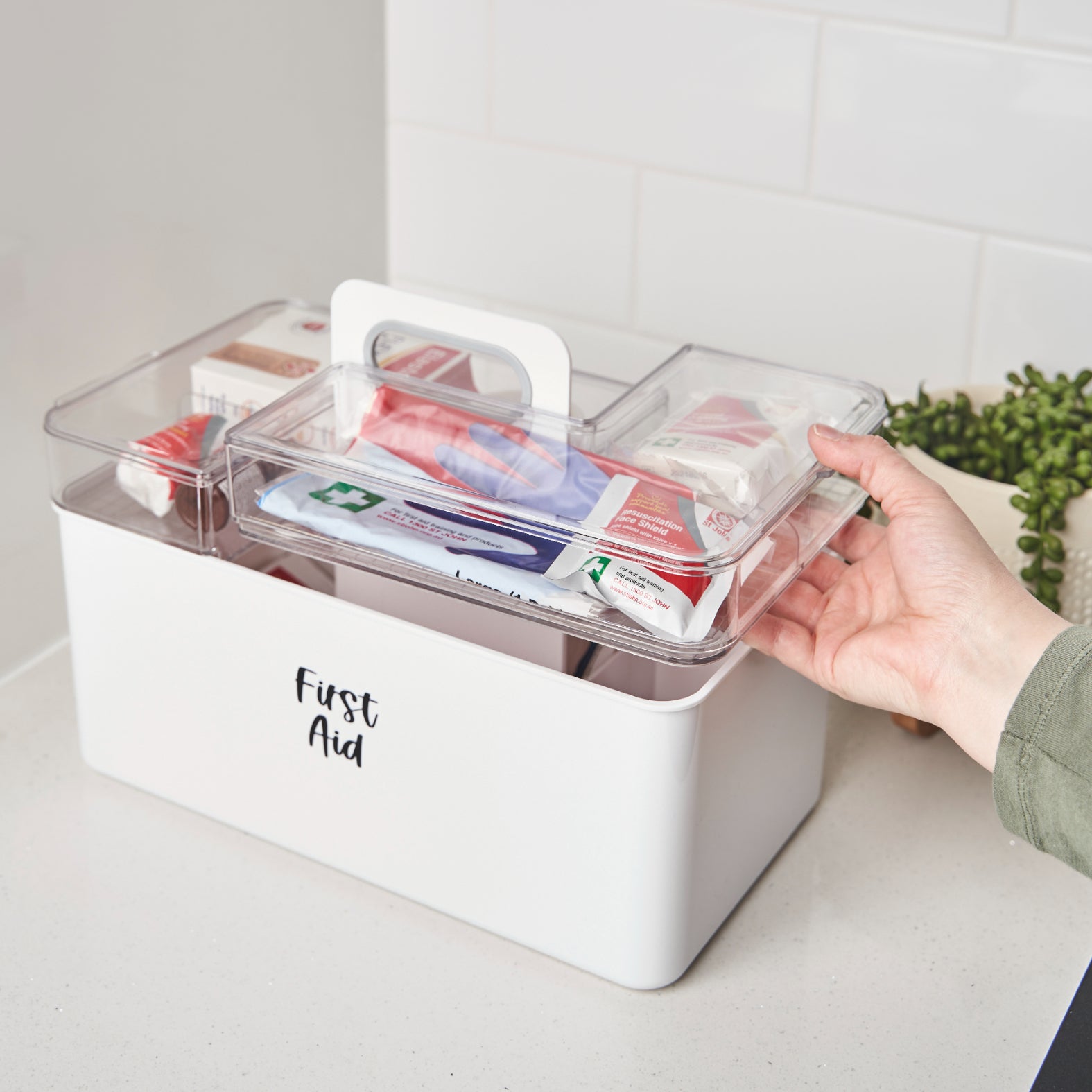 first aid caddy