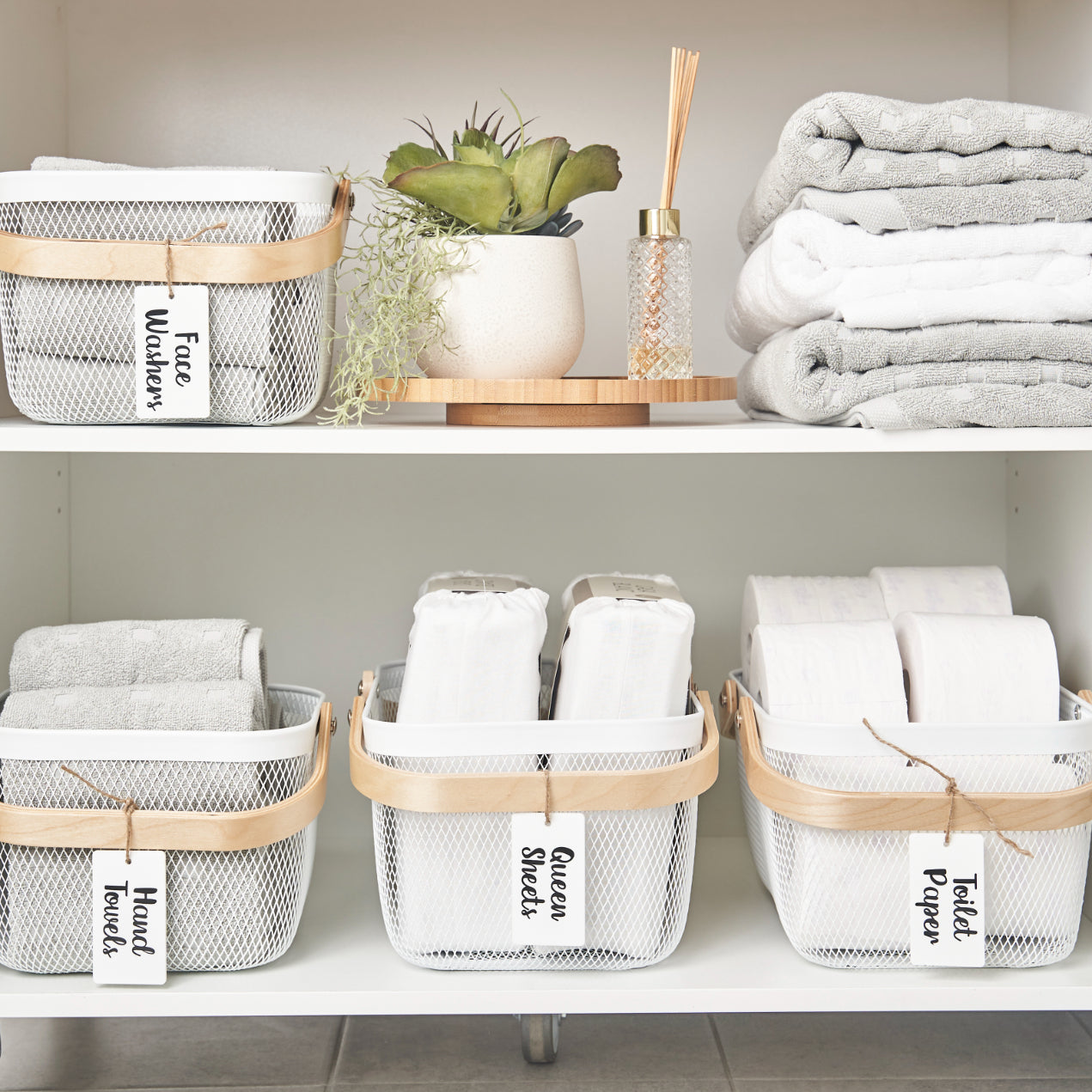 storage baskets