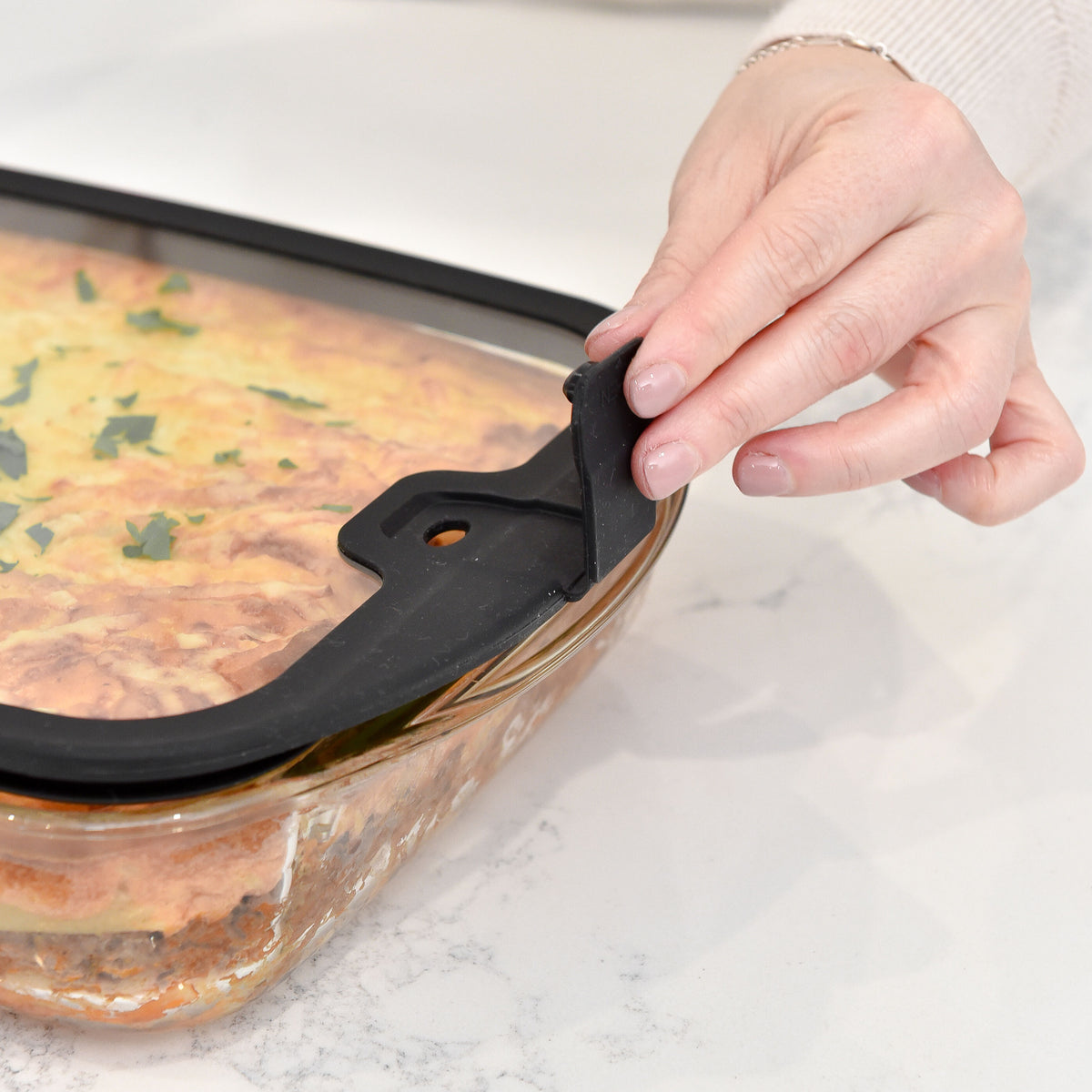Glass Baking Dish - 3 Set - Black