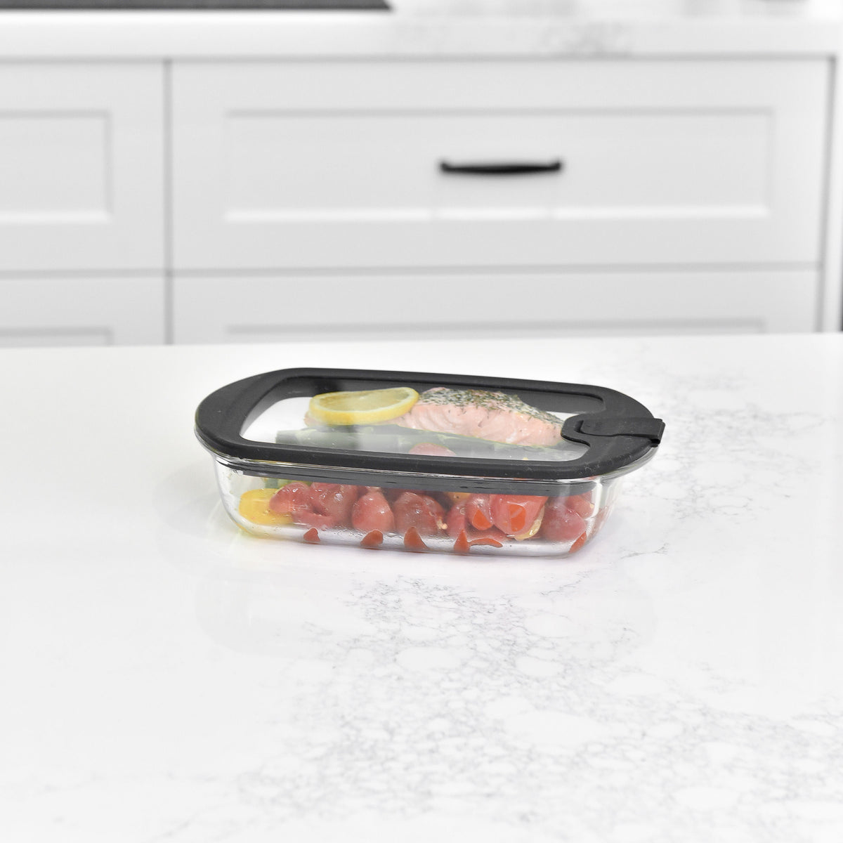 Glass Baking Dish - Small - Black