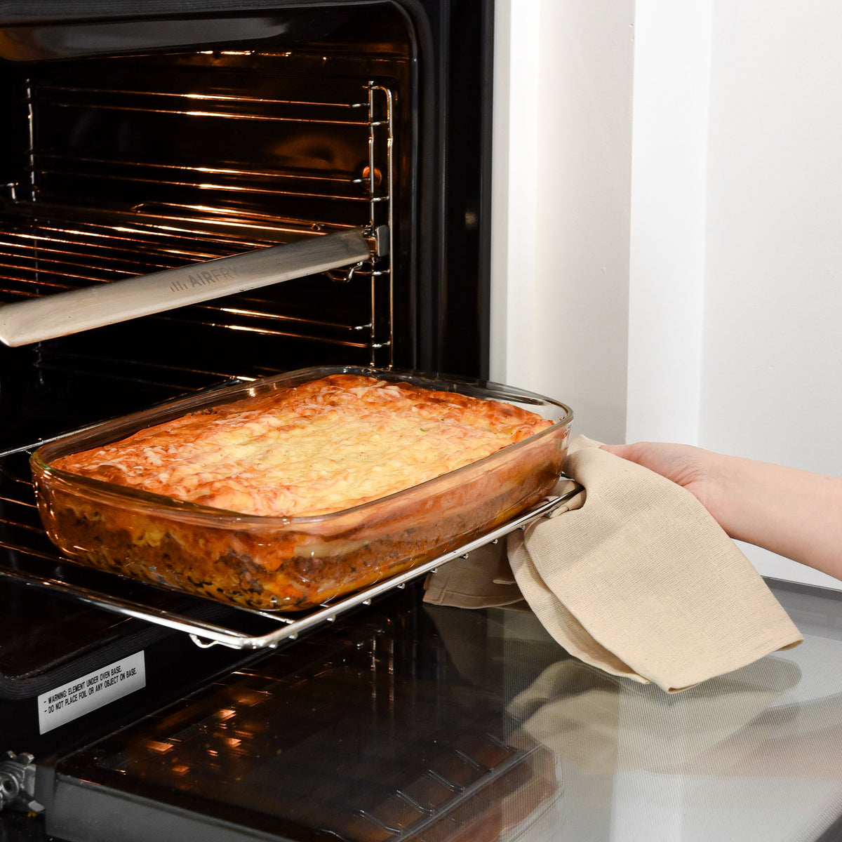 Glass Baking Dish - 3 Set - Black