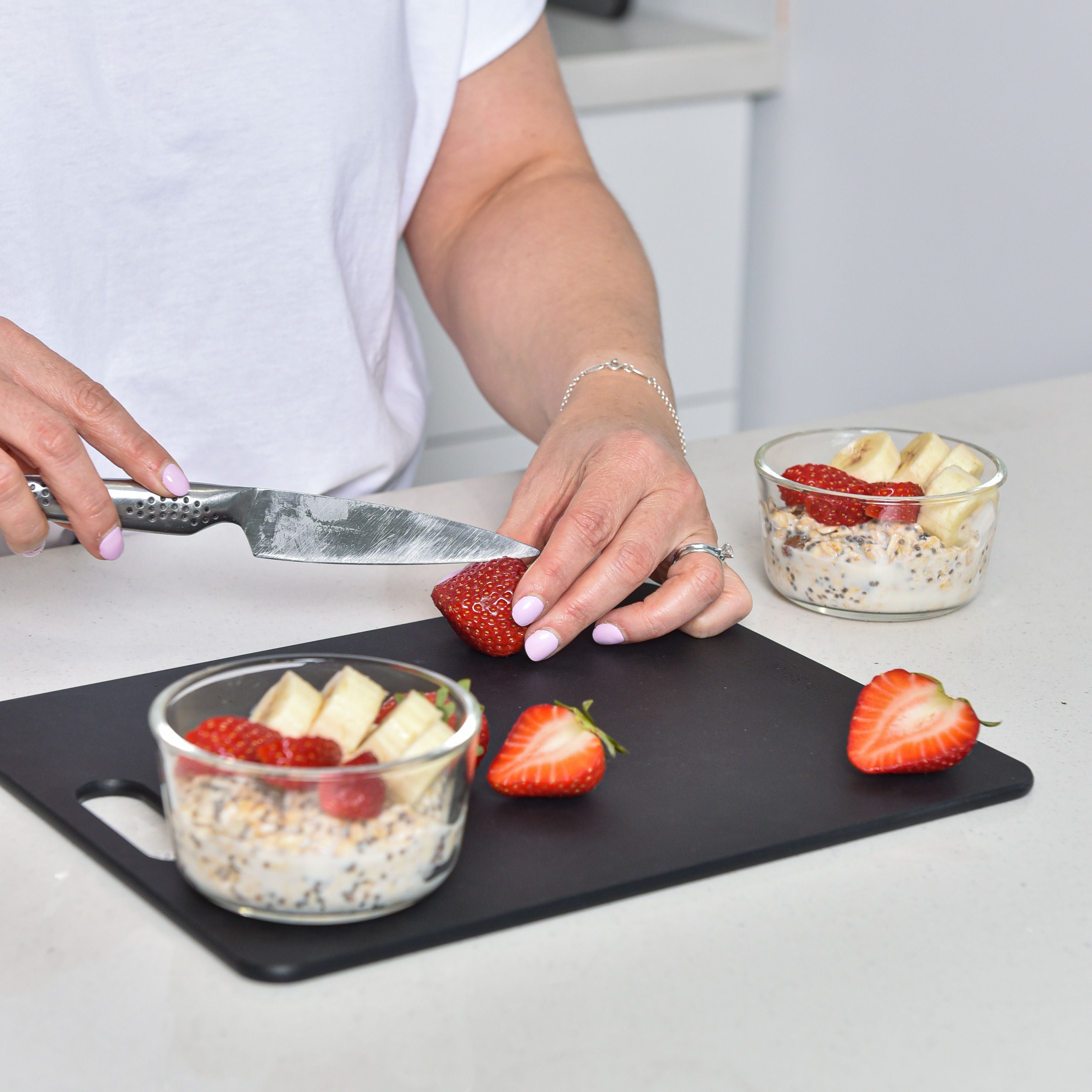 Wood Fibre Chopping Board - 3 Set Black