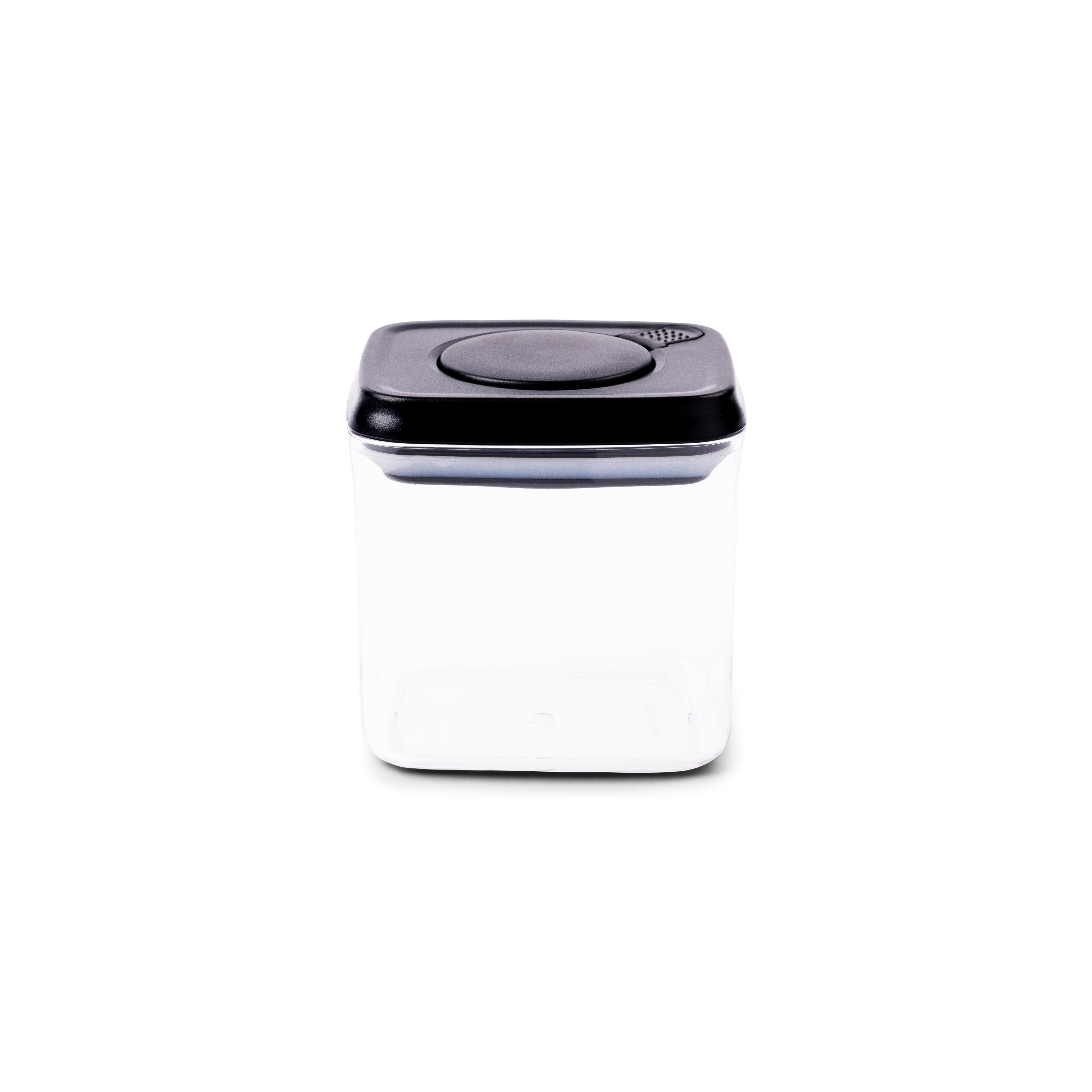 Push Top Spice Container 320ml - Black Lid