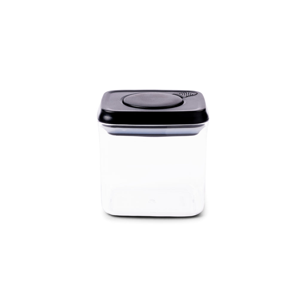 Push Top Spice Jar 320ml Black Lid Blissful Little Home