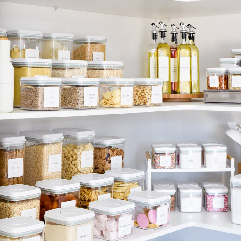 Push Top Pantry Container Set | Airtight | 23 Pack