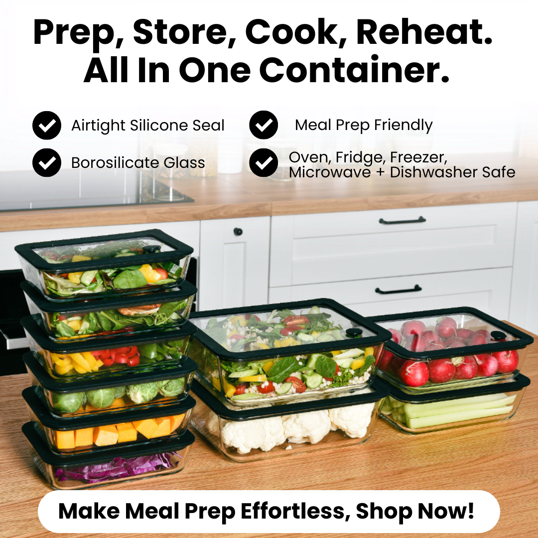 Meal Prep Glass Food Container   -   10 set