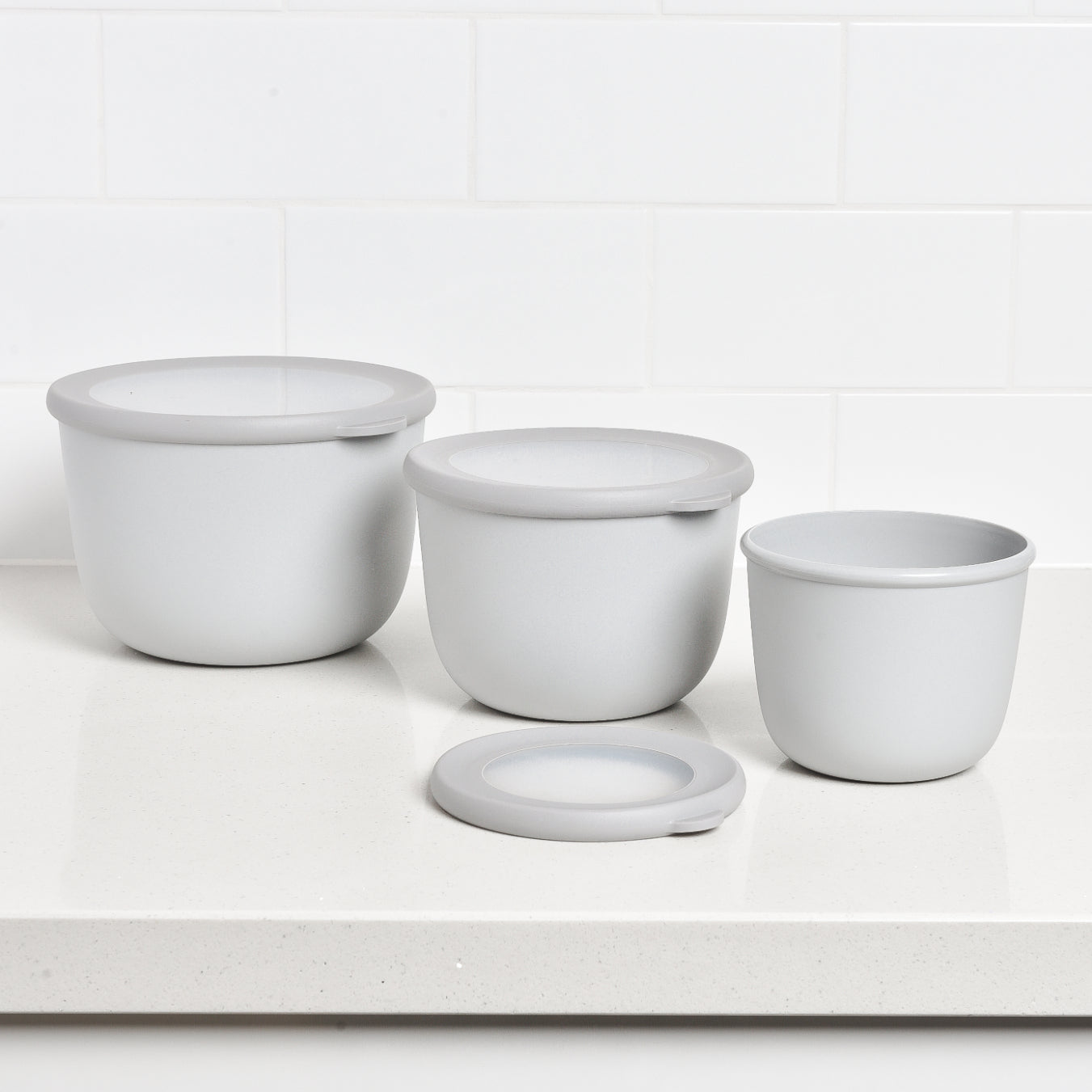 Food Storage Containers 3 Set | Round | Blissful Little Home