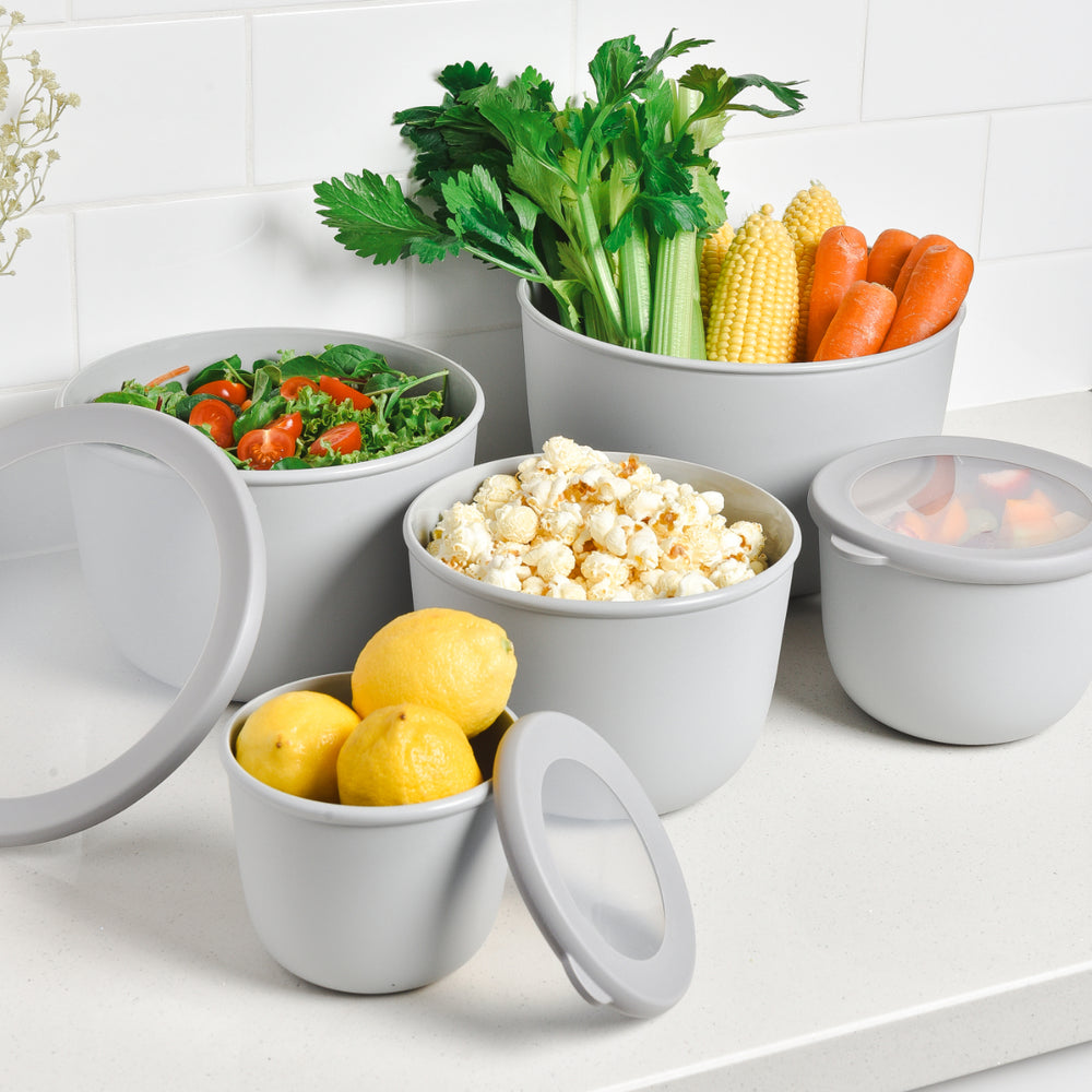 Food Storage Containers 5 Set | Round | Blissful Little Home