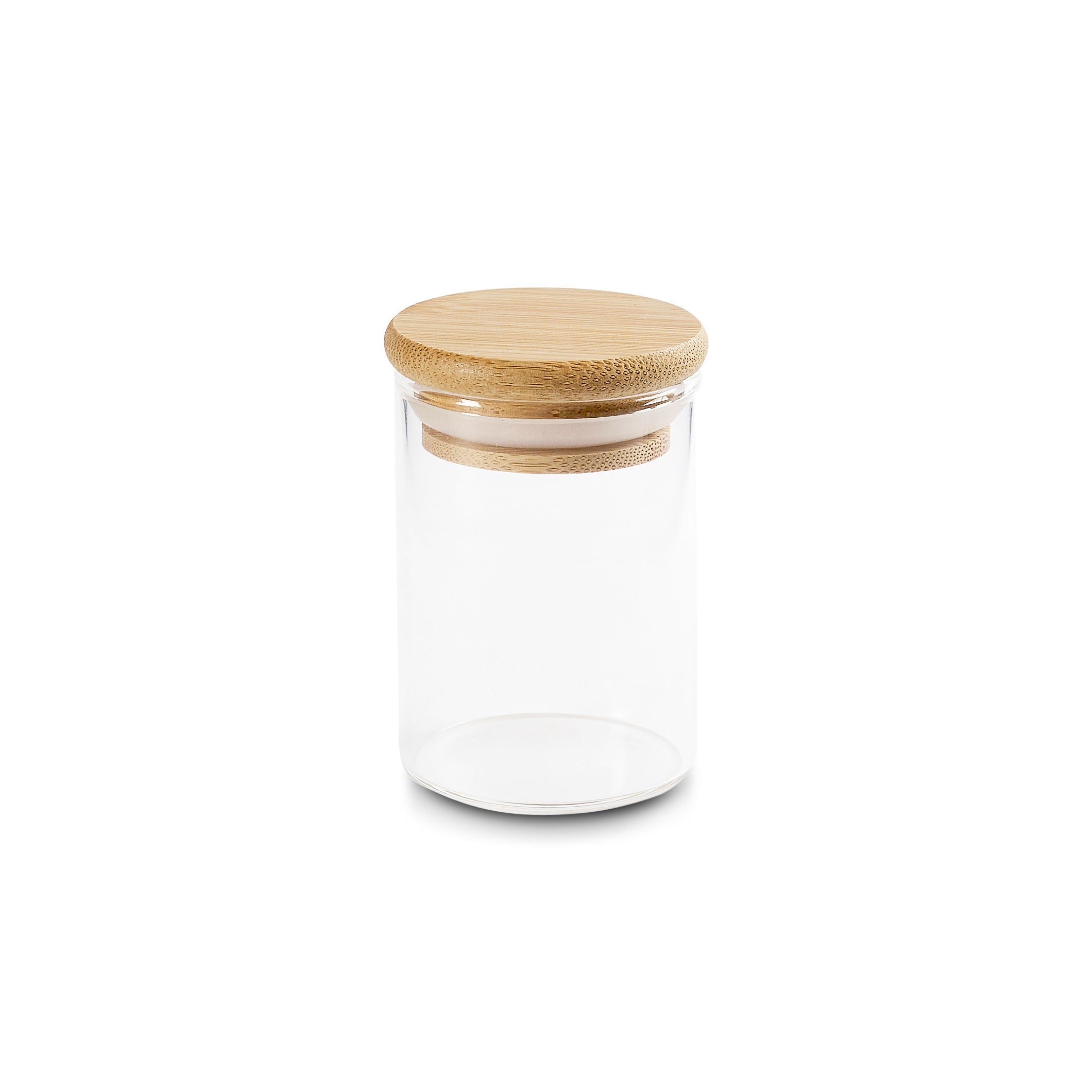 Bamboo Glass Spice Jar Starter Pack
