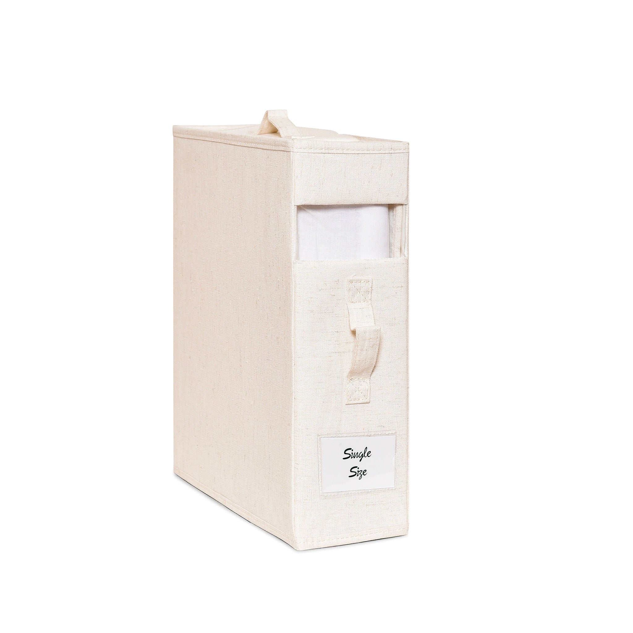 SlimFold Collapsible Linen Storage Box - Beige