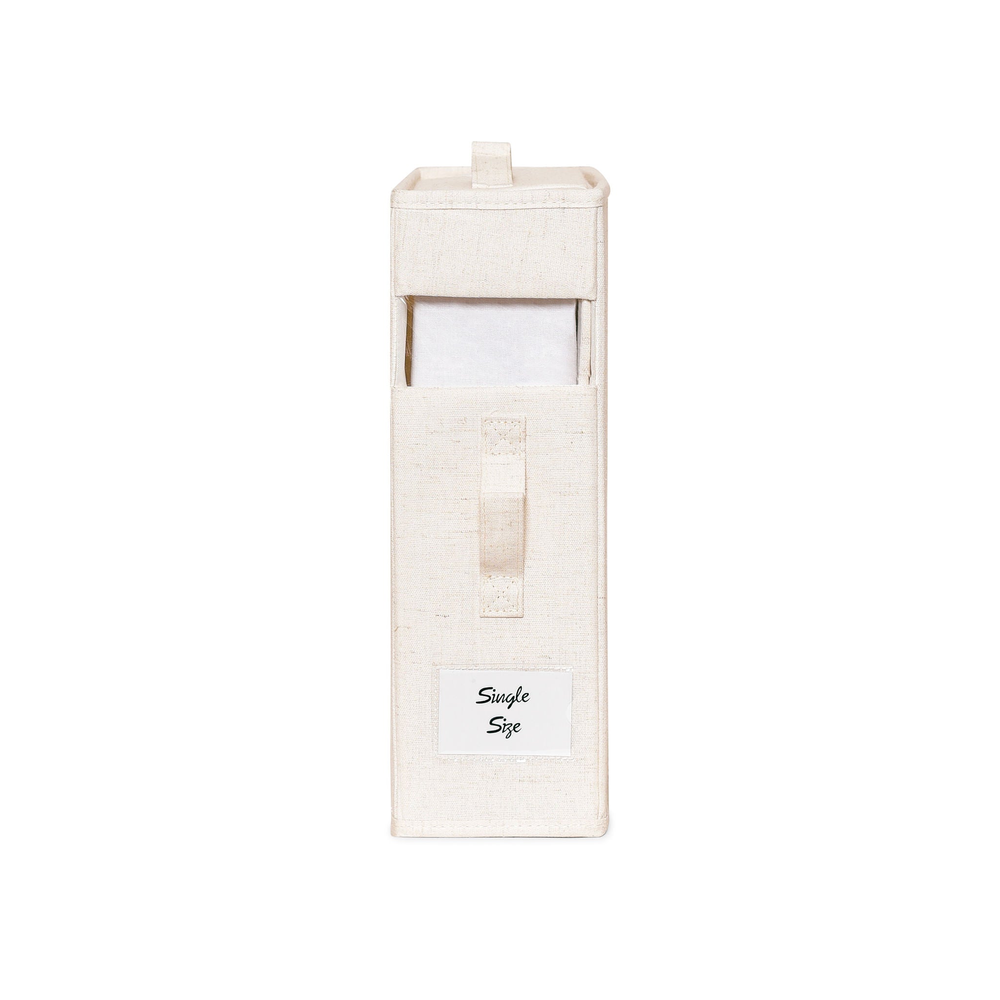 SlimFold Collapsible Linen Storage Box - Beige