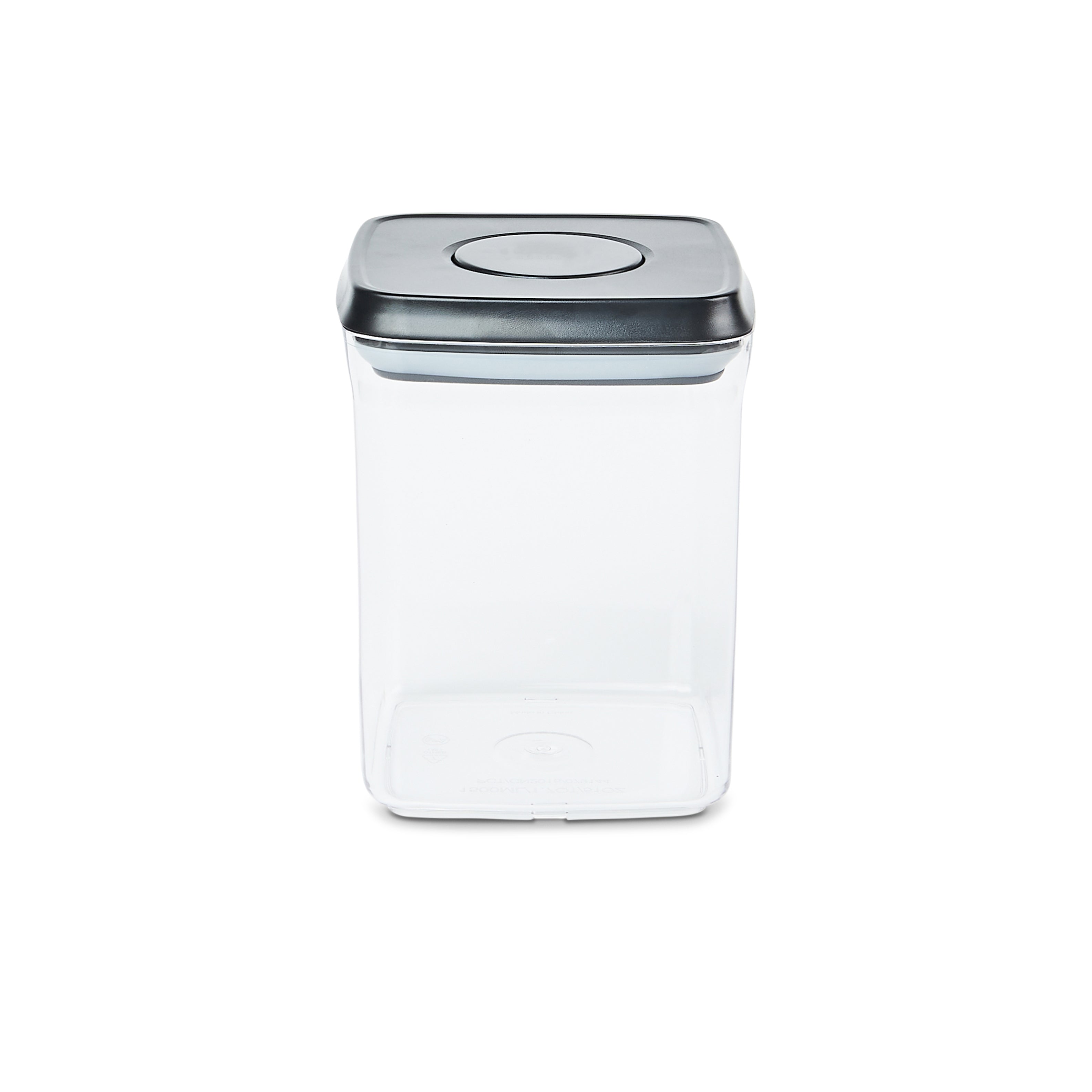 Push Top Pantry Container 1.5L - Black Lid