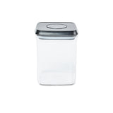 Push Top Pantry Container 1.5L Airtight - Black Lid