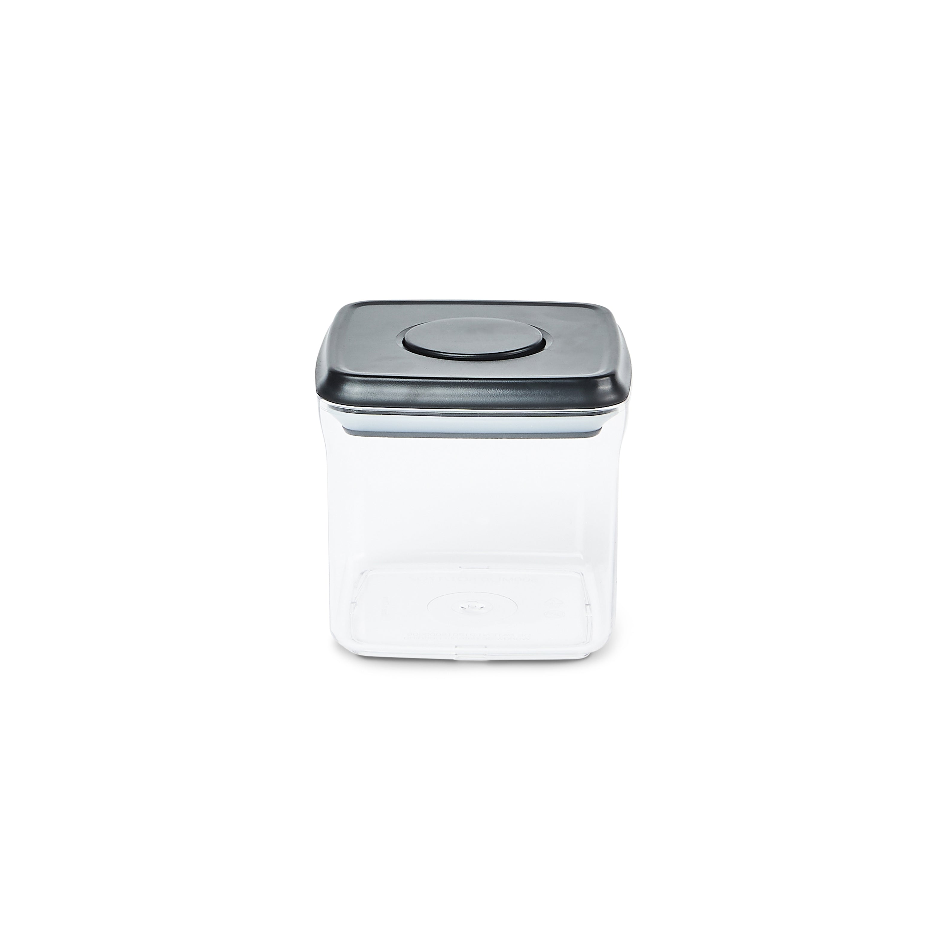 Push Top Pantry Container 500ml - Black Lid