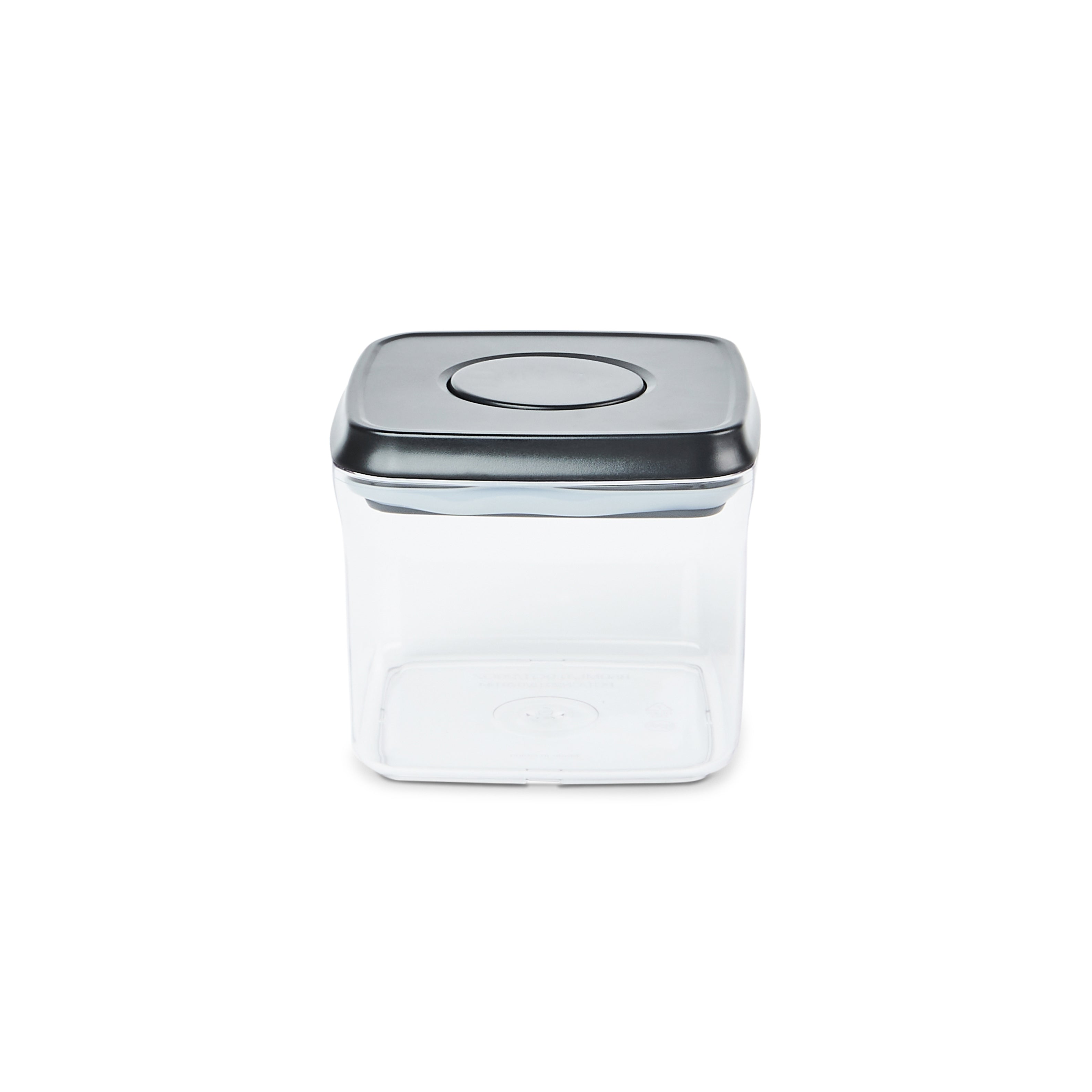 Push Top Pantry Container 850ml - Black Lid