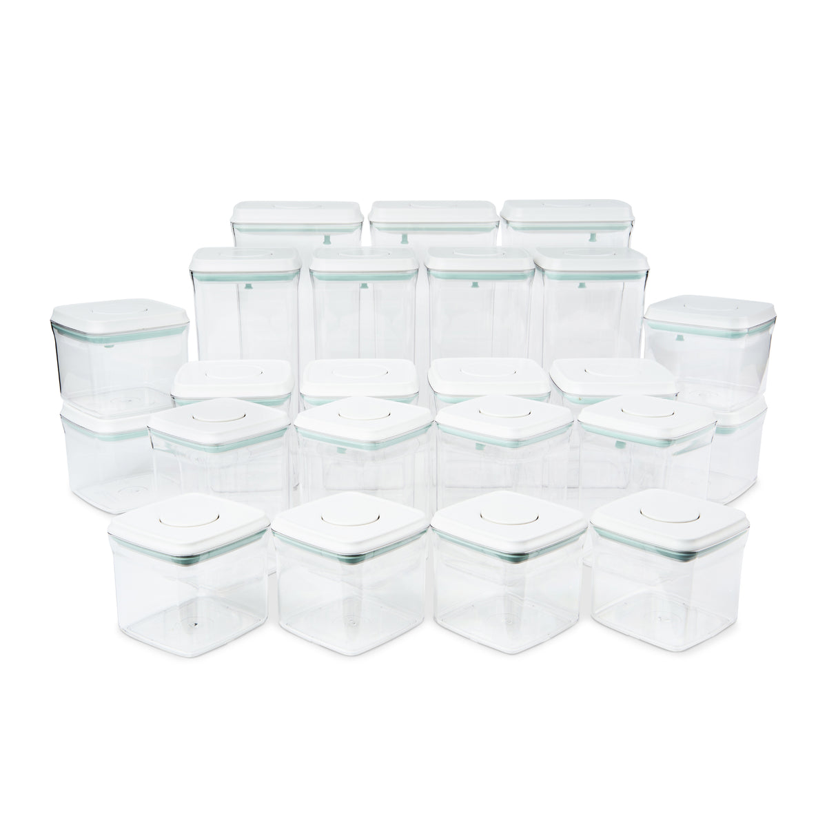 Push Top Pantry Container Set | Airtight | 23 Pack