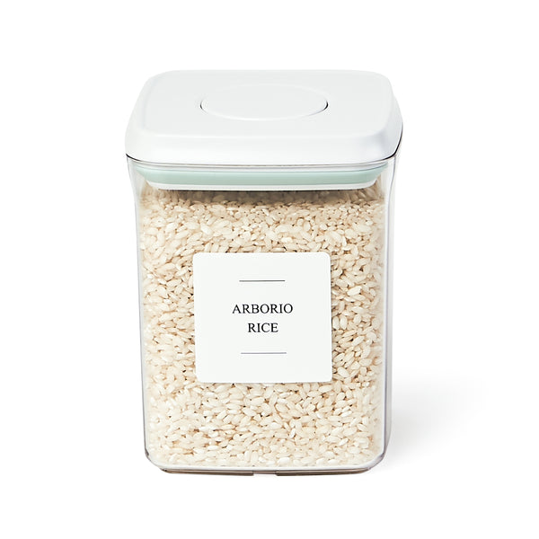 Push Top Pantry Container - 1.5L Airtight - White Lid