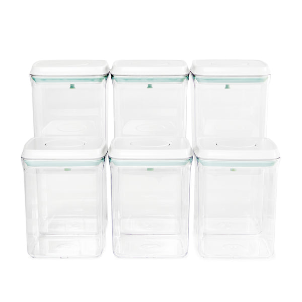 push top pantry containers