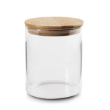 glass jars bamboo lid