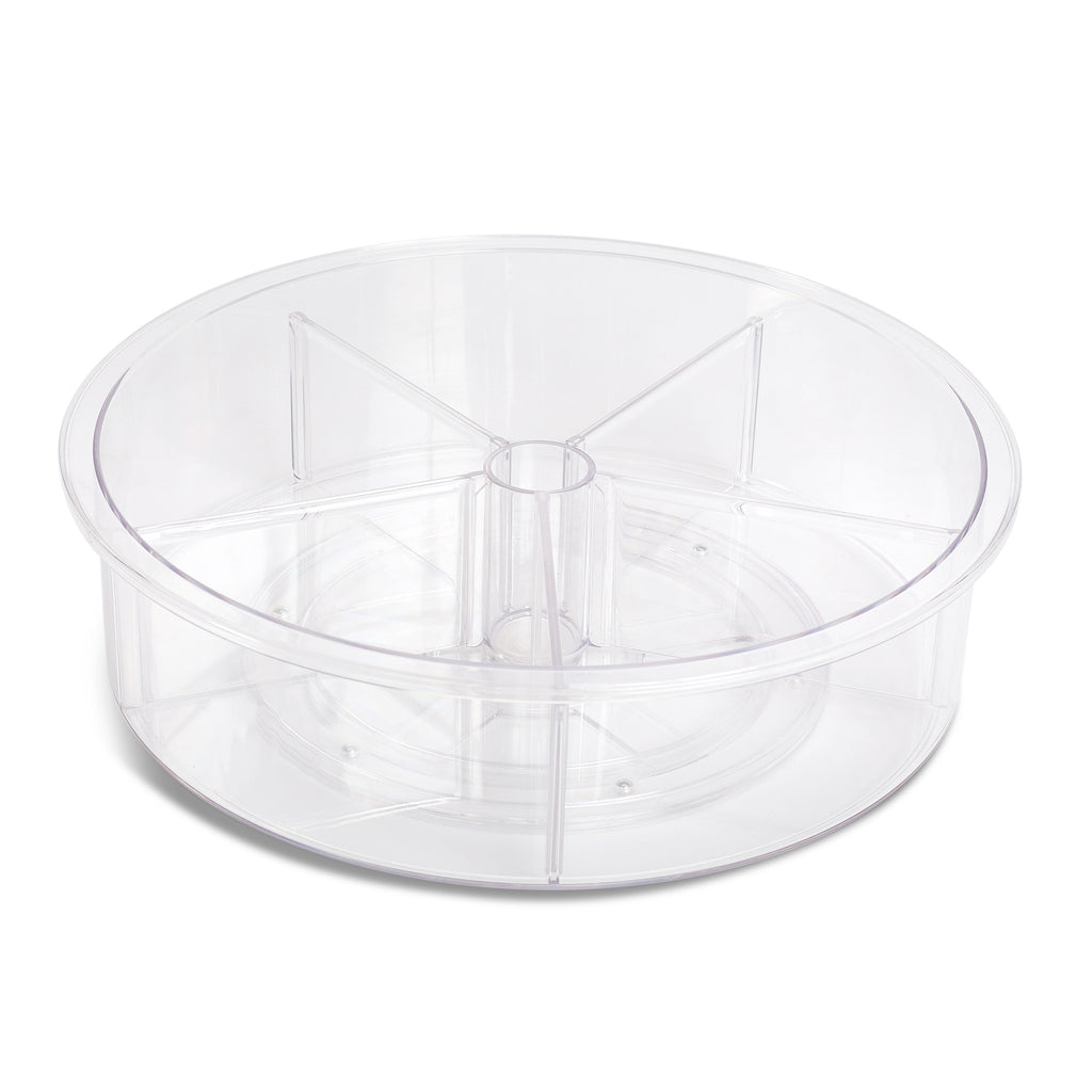 Clear Divided Turntable / Lazy Susan Lazy Susan For Fridge Online