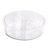 clear lazy susan turntable