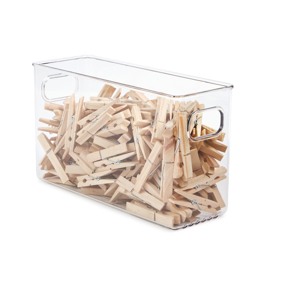 Laundry Storage Tub | Clear Small | Blissful Little Home