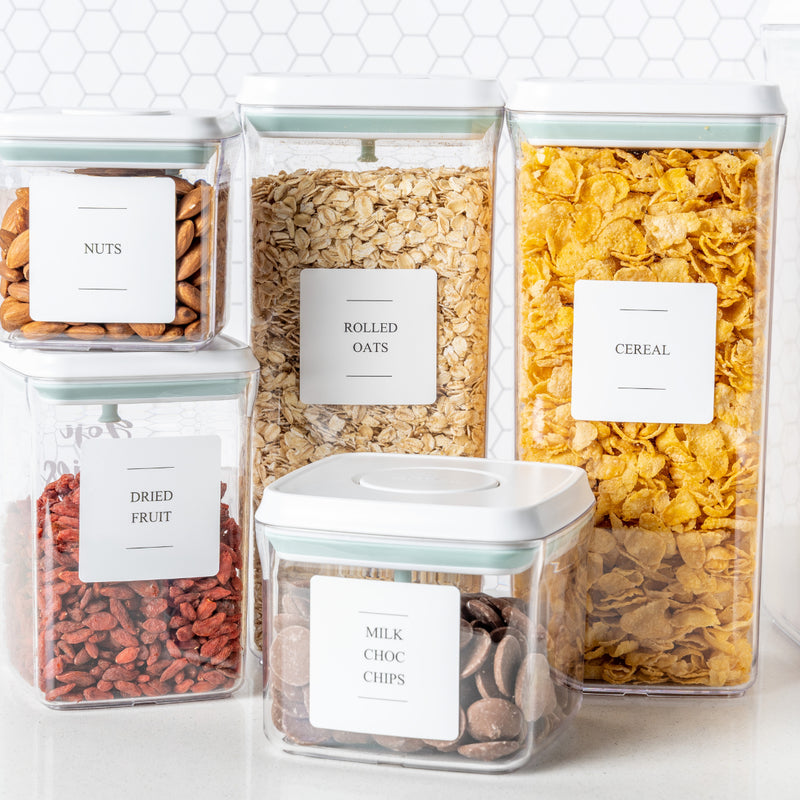 push top pantry containers